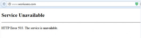 503返回码不可访问